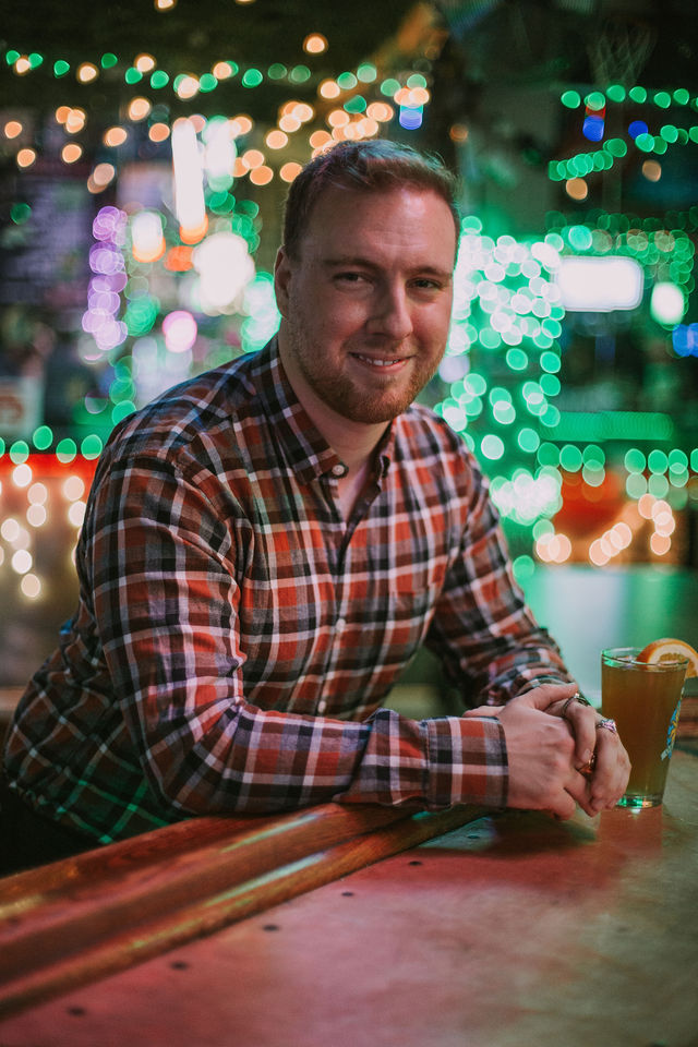 A dating profile photo on a night out, taken by The Match Artist